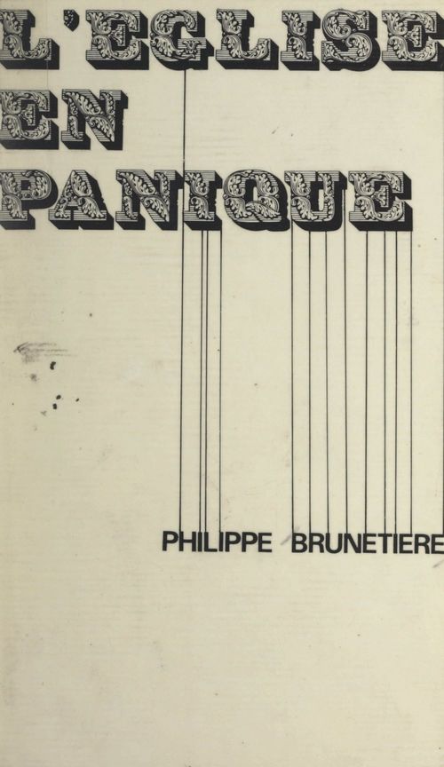 ebook cover of L'Église en panique, by Philippe Brunetiere