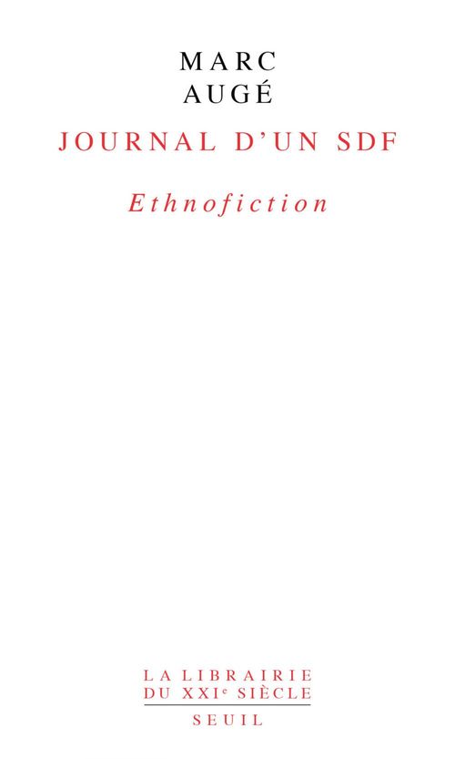 ebook cover of Journal d'un SDF. Ethnofiction, by Marc Augé