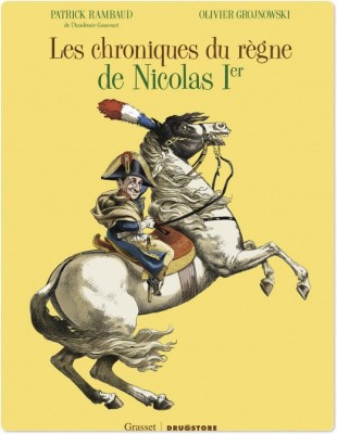 ebook cover of Les Chroniques du règne de Nicolas 1er, by Patrick Rambaud, Olivier Grojnowski