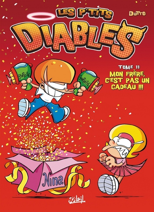 ebook cover of Les P'tits Diables T11 - Mon frère, c'est pas un cadeau !!!, by Olivier Dutto