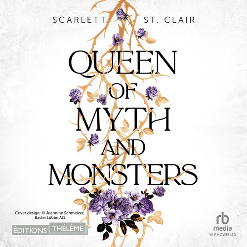 audiobook cover of La Reine du Mythe et des Monstres, by Scarlett St. Clair