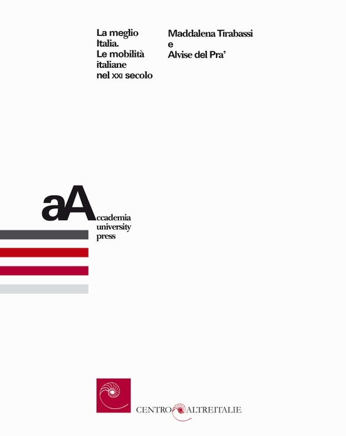 ebook cover of La meglio Italia, by Alvise Del Pra'', Maddalena Tirabassi