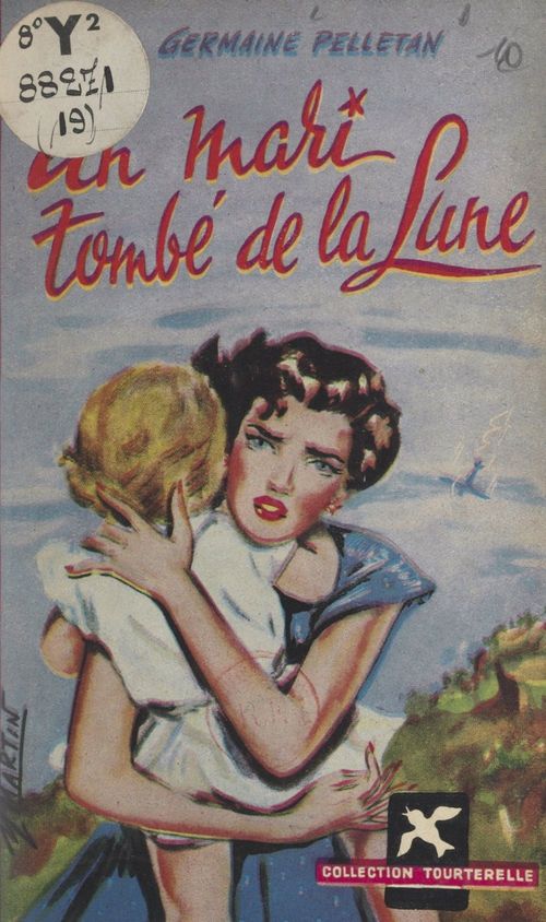 ebook cover of Un mari tombé de la lune, by Germaine Pelletan