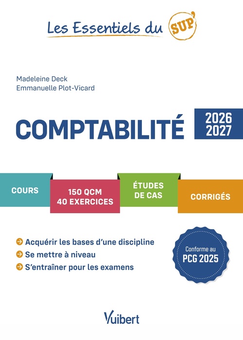 Couverture ebook de Comptabilité 2026/2027, de Madeleine Deck, Emmanuelle Plot-Vicard