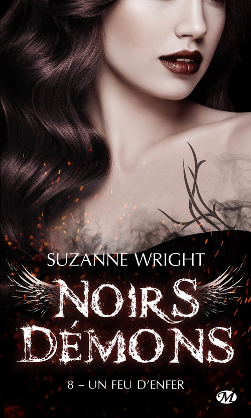 Couverture ebook de Noirs démons, T8 : Un Feu d'enfer, de Suzanne Wright