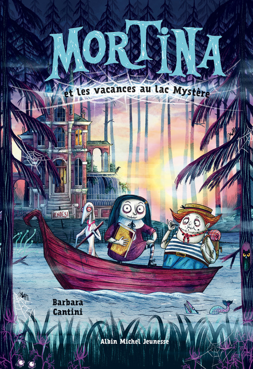 Couverture ebook de Mortina - tome 4 - Les Vacances au lac Mystère, de Barbara Cantini