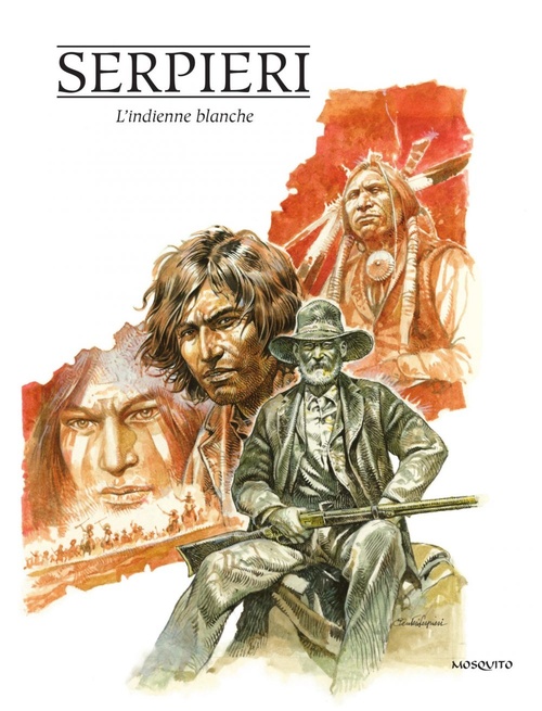 ebook cover of L'Indienne blanche, by Paolo Eleuteri Serpieri