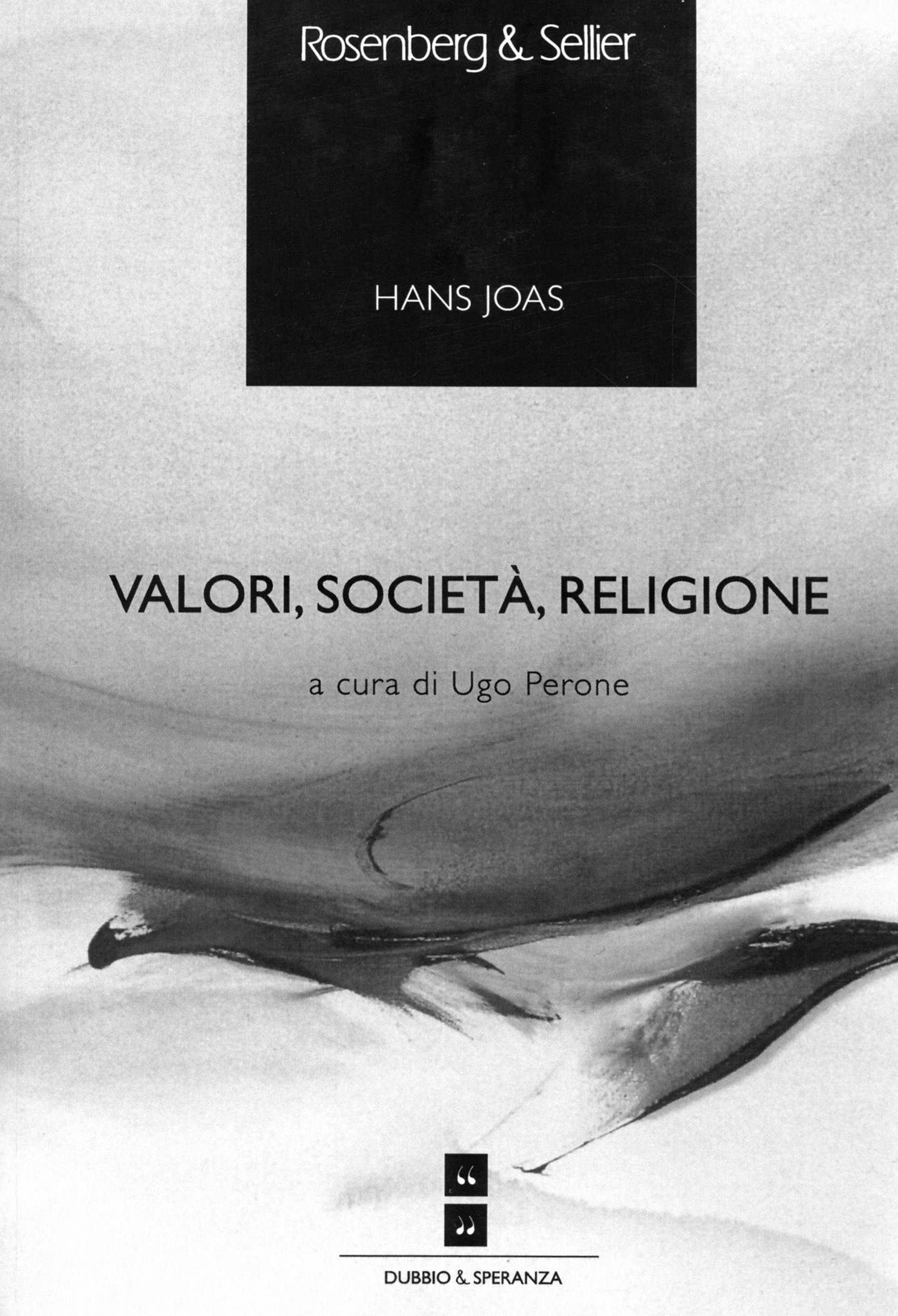 ebook cover of Valori, società, religione, by Hans Joas