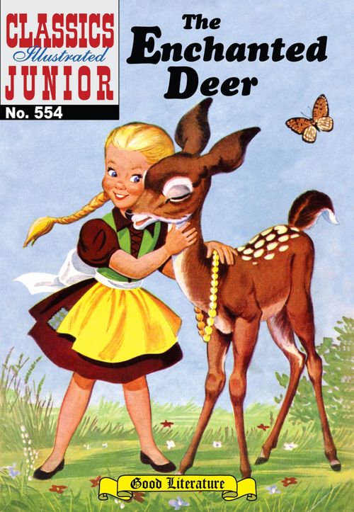 ebook cover of The Enchanted Deer, by Grimm Brothers