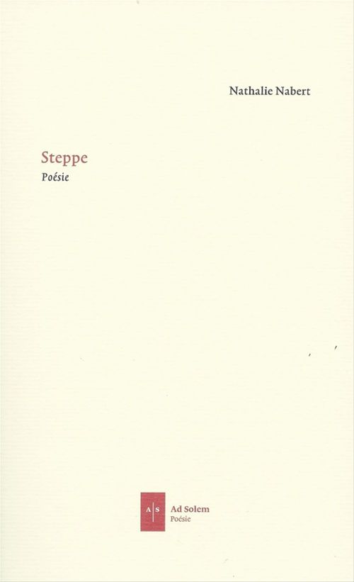 ebook cover of Steppe, by Nathalie Nabert