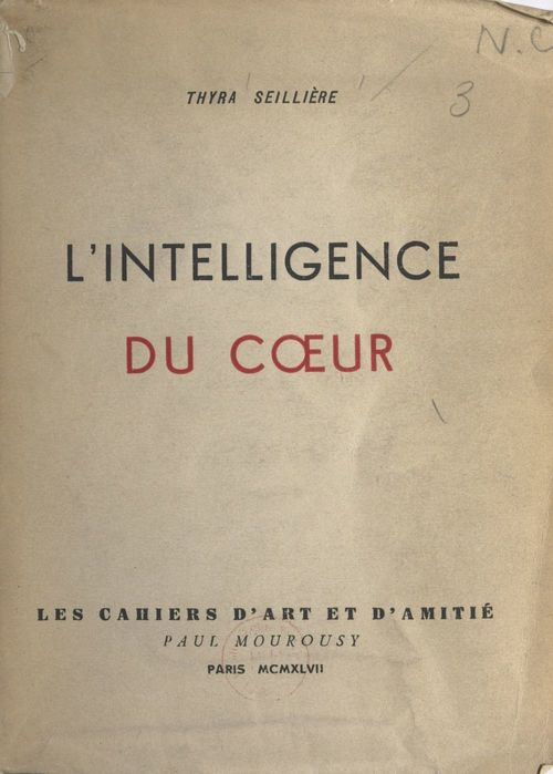 Couverture ebook de L'intelligence du coeur, de Thyra Seilliere