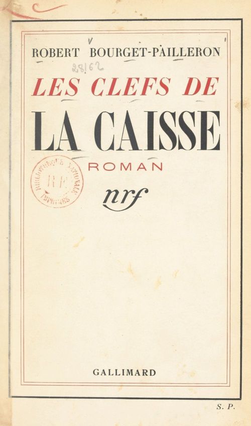 Couverture ebook de Les clefs de la caisse, de Robert Bourget-Pailleron