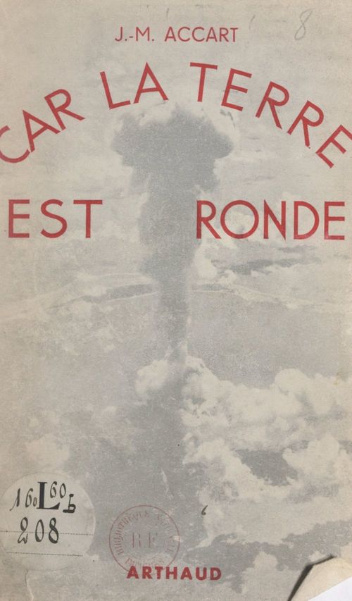Couverture ebook de Car la Terre est ronde, de Jean-Mary Accart