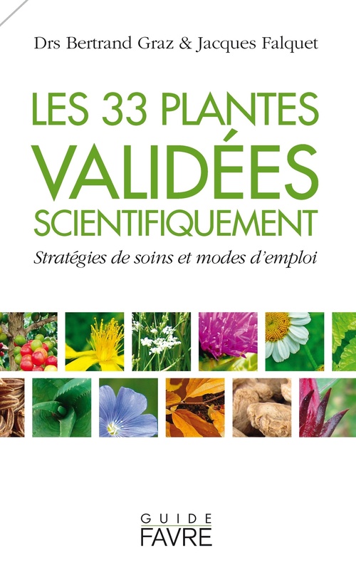 Couverture ebook de 33 plantes validées scientifiquement - Stratégies de soins et modes d'emploi, de Bertrand Graz