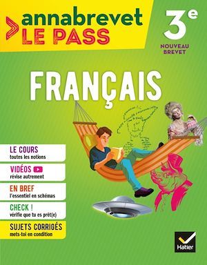 Couverture ebook de Annabrevet Le Pass - Français 3e, de Christine Formond, Louise Taquechel