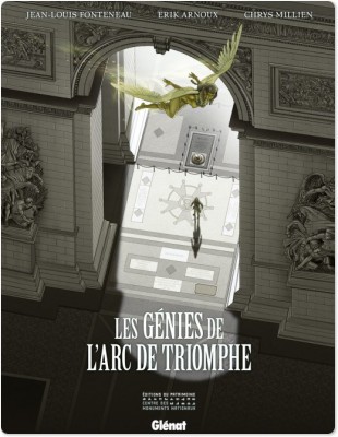 Couverture ebook de Les Génies de l'Arc de Triomphe, de Erik Arnoux, Chrys Millien