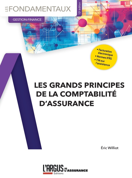 Couverture ebook de Les grands principes de la comptabilité d'assurance, de Eric Williot