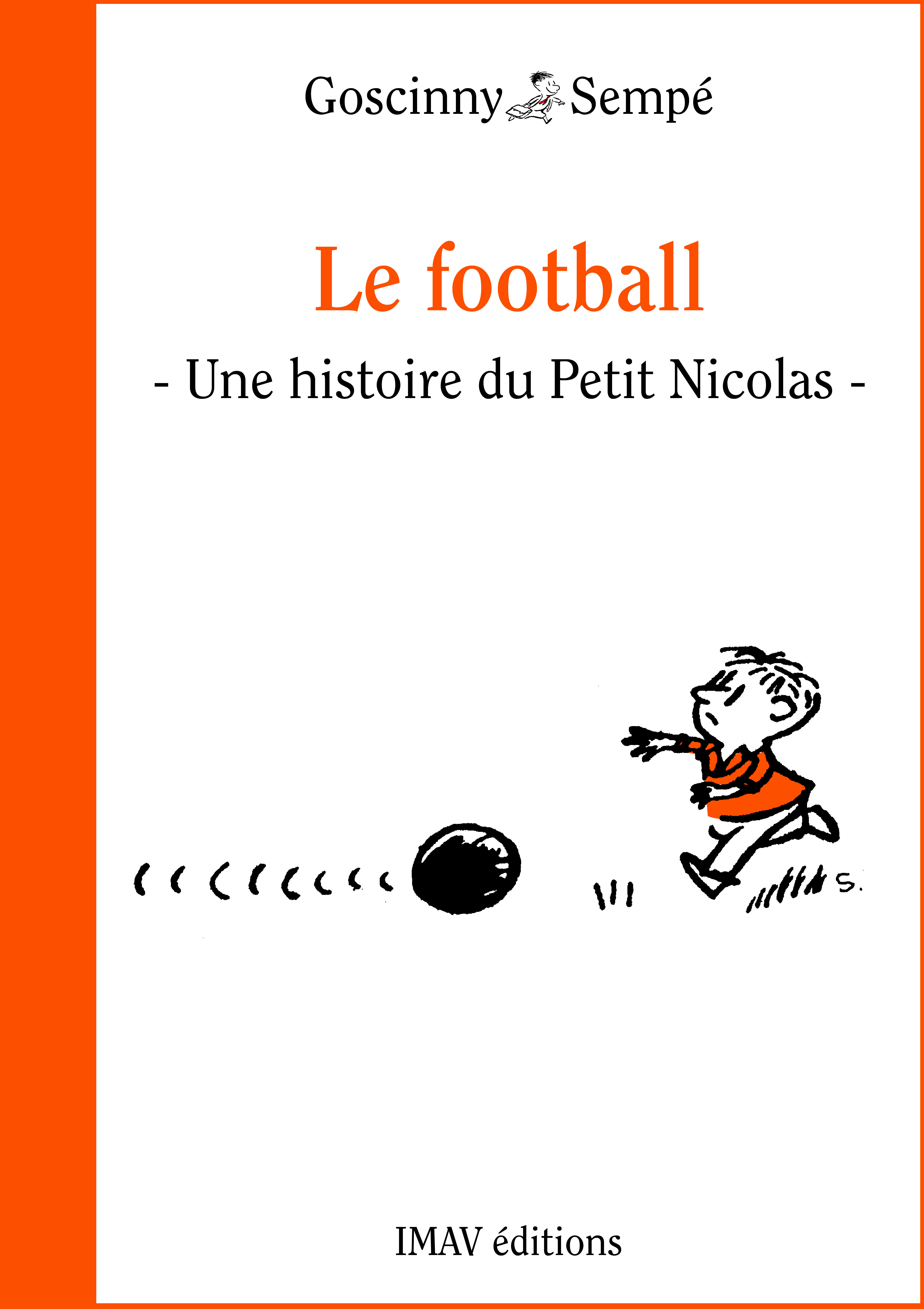 ebook cover of Le football, by René Goscinny, Sempé
