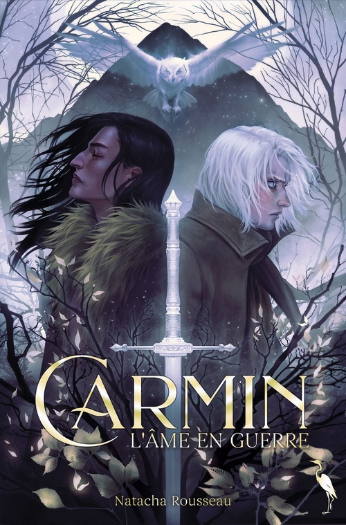 Couverture ebook de Carmin, l'Âme en Guerre, de Natacha Rousseau