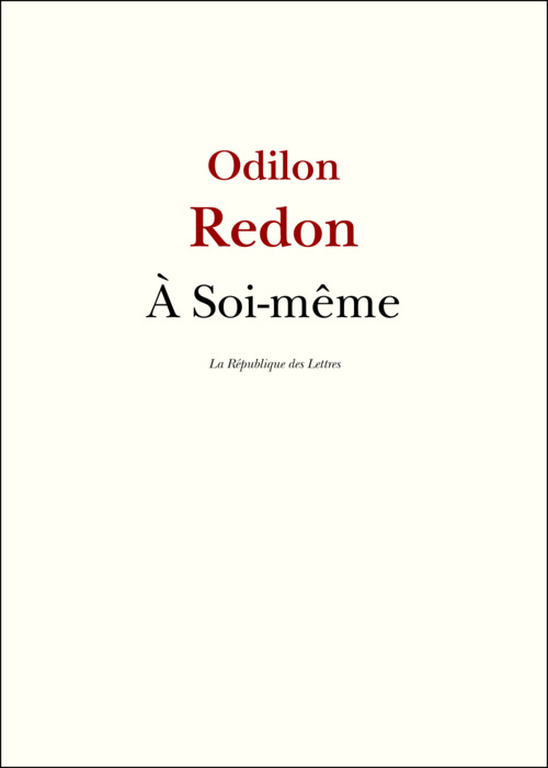 ebook cover of À Soi-même, by Odilon Redon