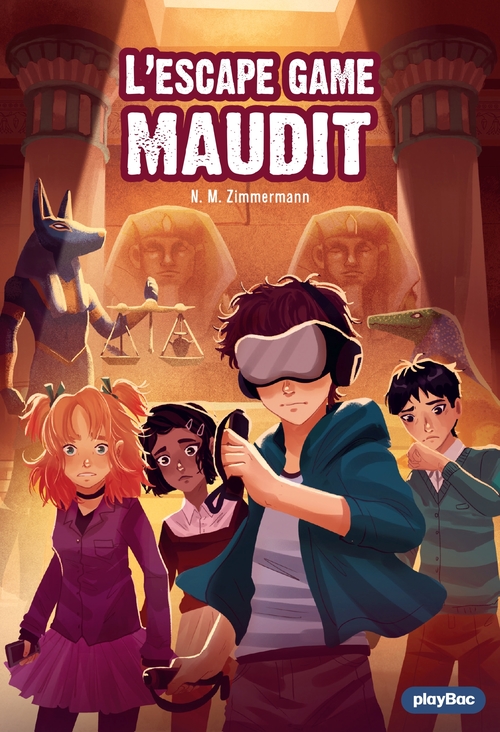Couverture ebook de L'escape game maudit, de N. M. Zimmermann