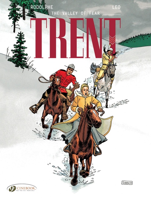 Couverture ebook de Trent - Volume 4 - The Valley of Fear, de Rodolphe, Léo