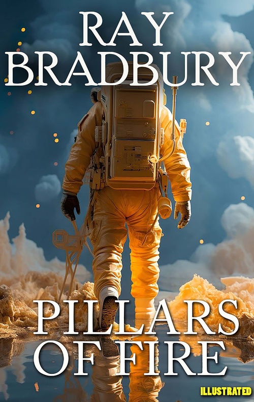 ebook cover of Pillars of fire. Illustrated, by Ray Bradbury