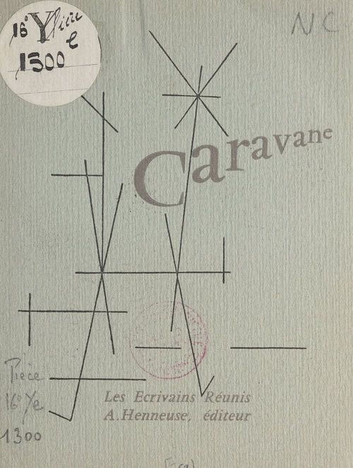 ebook cover of Caravane, by Rene Van Der Elst
