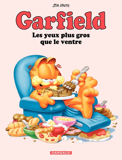 Couverture ebook de Garfield - Tome 3 - Les Yeux plus gros que le ventre, de Jim Davis