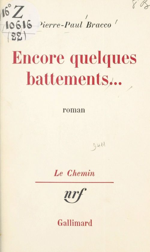 Couverture ebook de Encore quelques battements..., de Pierre-Paul Bracco
