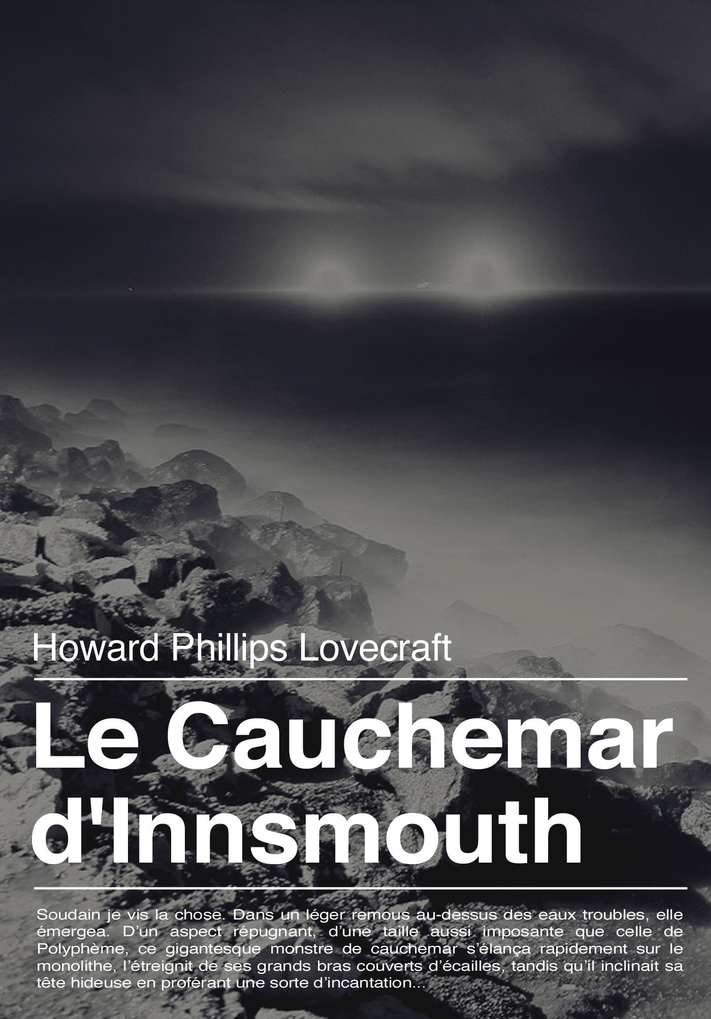 Couverture ebook de Le Cauchemar d'Innsmouth, de Howard Phillips Lovecraft