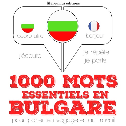audiobook cover of 1000 mots essentiels en bulgare, by JM Gardner
