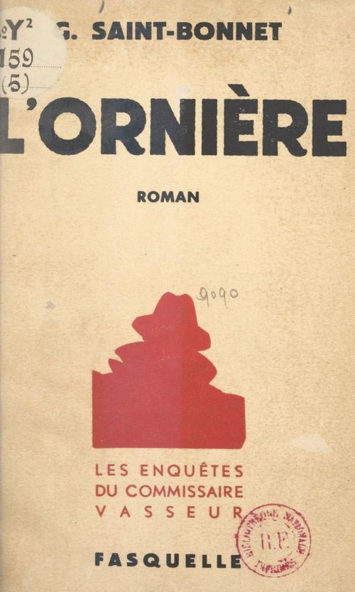Couverture ebook de L'ornière, de Georges Saint-Bonnet