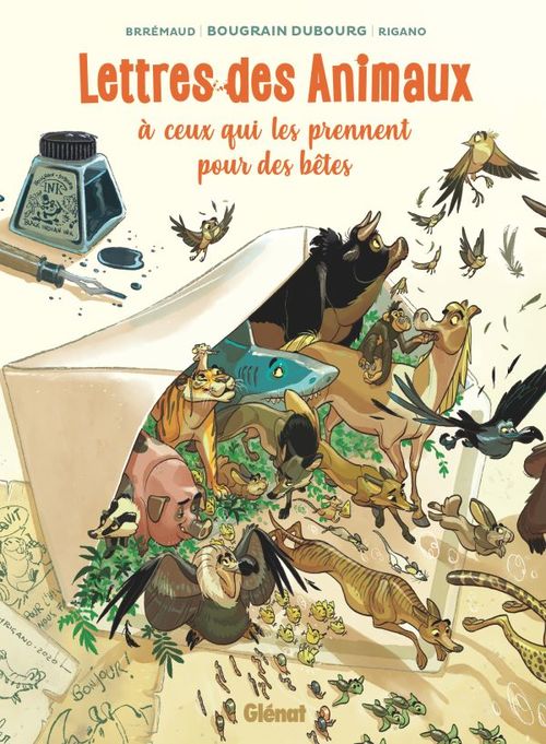 Couverture ebook de Lettres des animaux à ceux qui les prennent pour des bêtes, de Giovanni Rigano