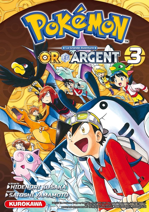 Couverture ebook de Pokémon Or et Argent - Tome 3, de Hidenori Kusaka