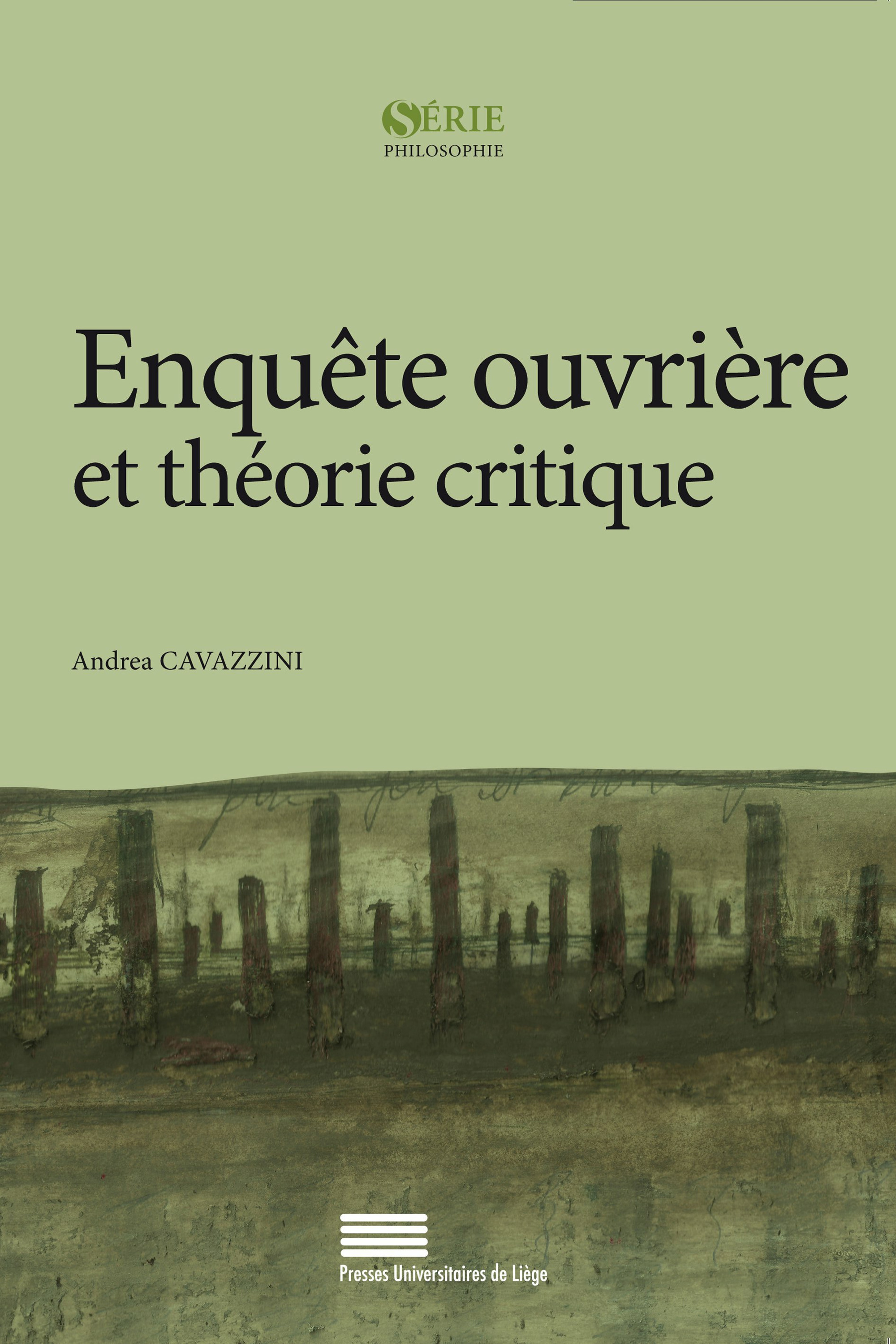 Couverture ebook de Enquête ouvrière et théorie critique, de Andrea Cavazzini