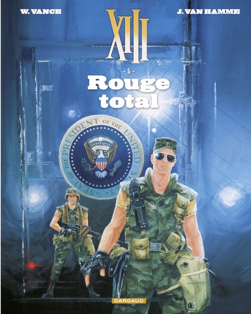 Couverture ebook de XIII  - Tome 5 - Rouge total, de Jean Van Hamme, William Vance