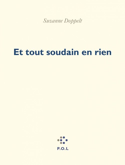 Couverture ebook de Et tout soudain en rien, de Suzanne Doppelt