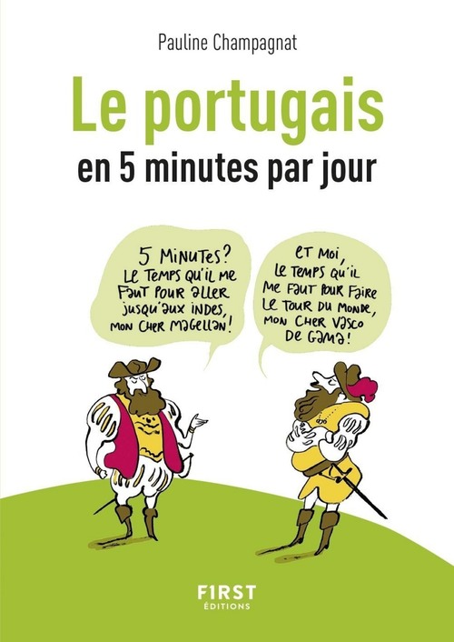 Couverture ebook de Petit Livre de - Le portugais en 5 mn par jour, de Pauline Champagnat