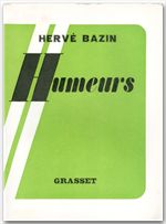 Couverture ebook de Humeurs, de Hervé Bazin