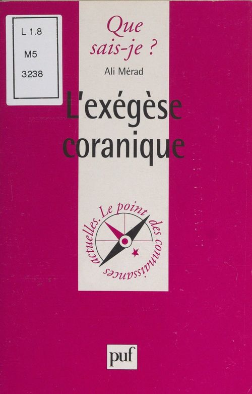 ebook cover of L'exégèse coranique, by Ali Mérad