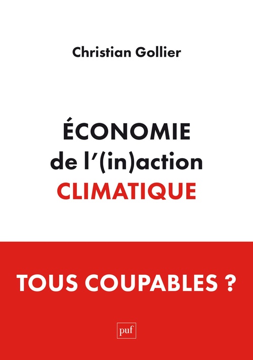 Couverture ebook de Économie de l´(in)action climatique, de Christian Gollier