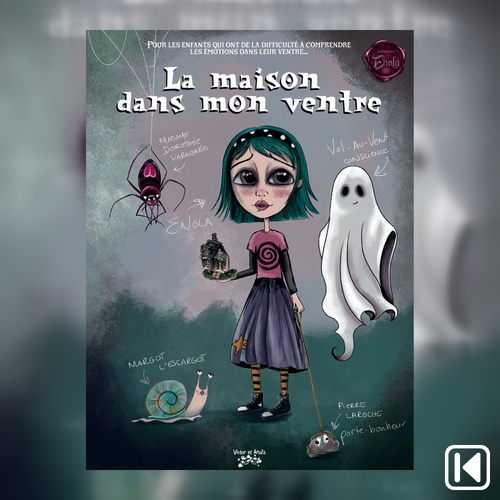 Couverture audiobook de La maison dans mon ventre Livre 1, de Christine Adele