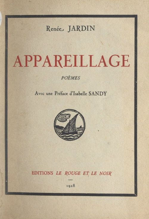 Couverture ebook de Appareillage, de Renee Jardin