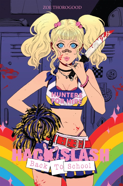 ebook cover of Hack/Slash Back to school, by Zoe Thorogood