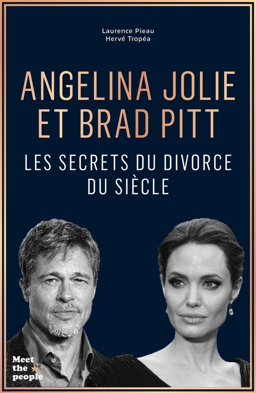 Couverture ebook de Angelina Jolie et Brad Pitt, de Laurence Pieau, Hervé Tropéa