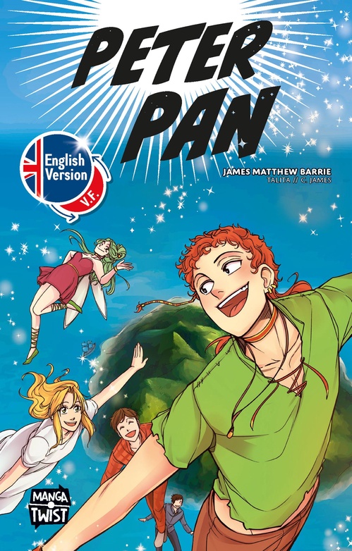 ebook cover of Peter Pan, by James Matthew Barrie