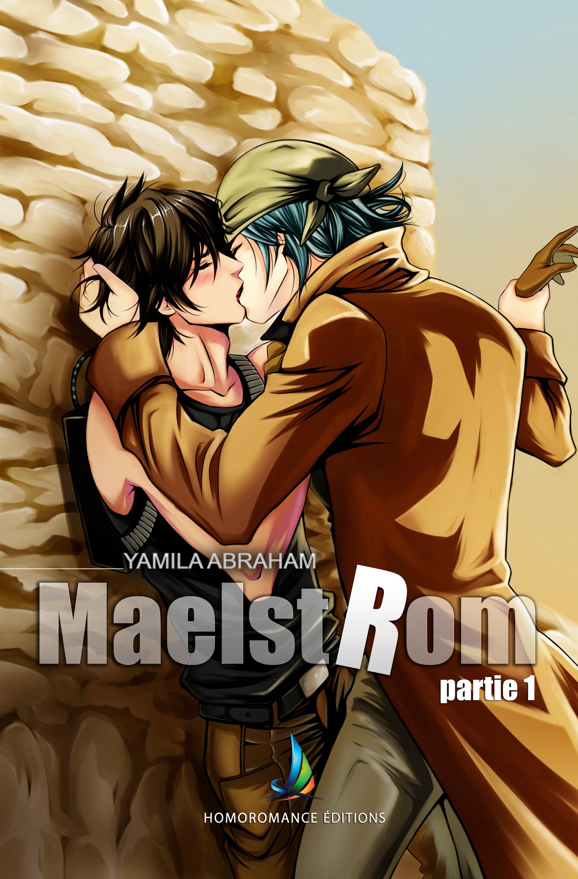 Couverture ebook de MAELSTROM - Partie 1 | MxM Science-fiction (Yaoi), de Yamila Abraham