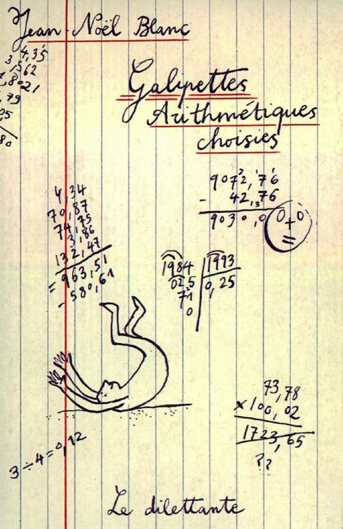 ebook cover of Galipettes arithmétiques choisies, by Jean-Noël Blanc