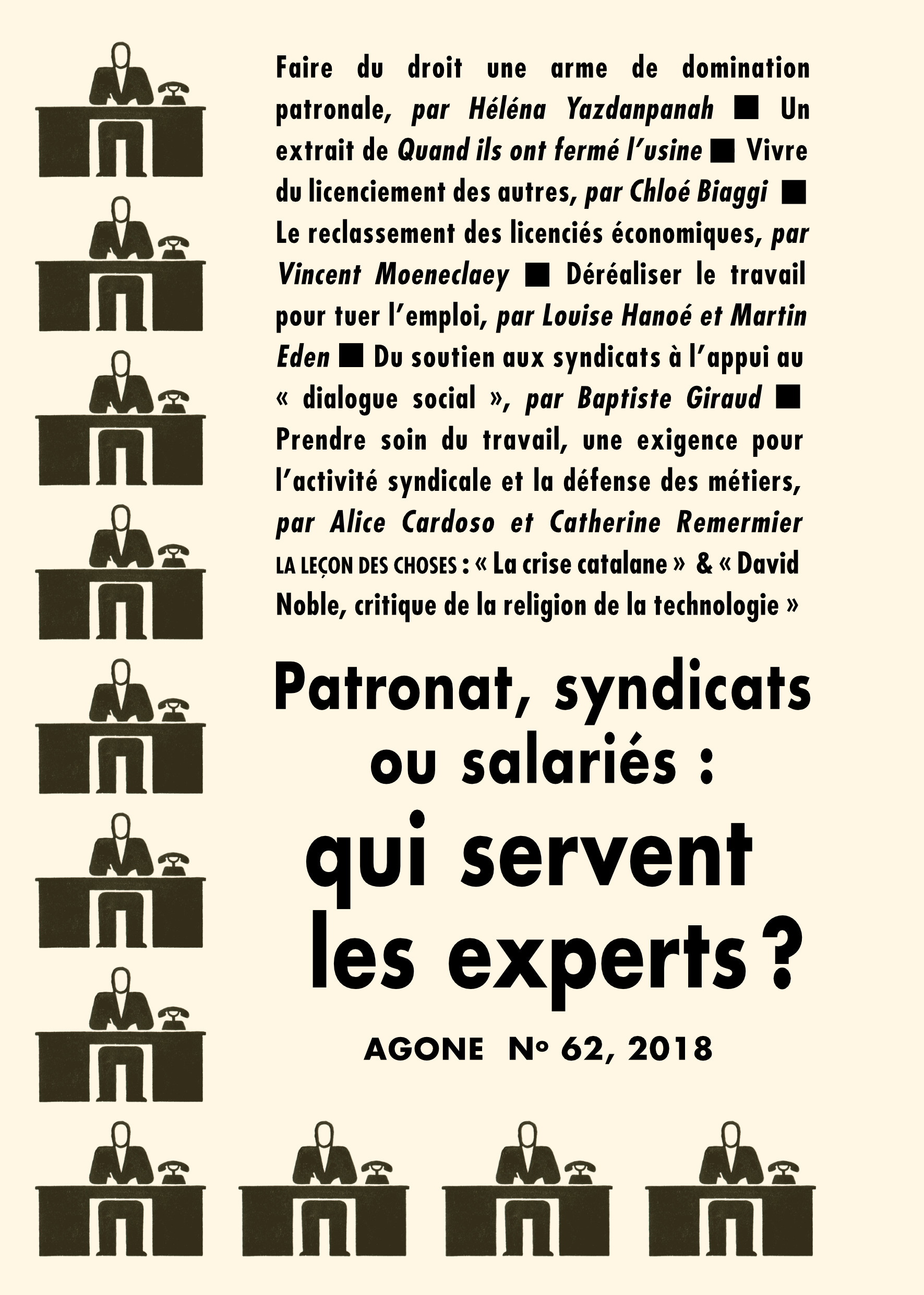 ebook cover of Patronat, syndicats ou salariés : qui servent les experts ?, by Revue agone